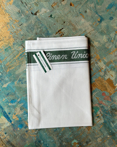 Linen Union Glass Cloth Green