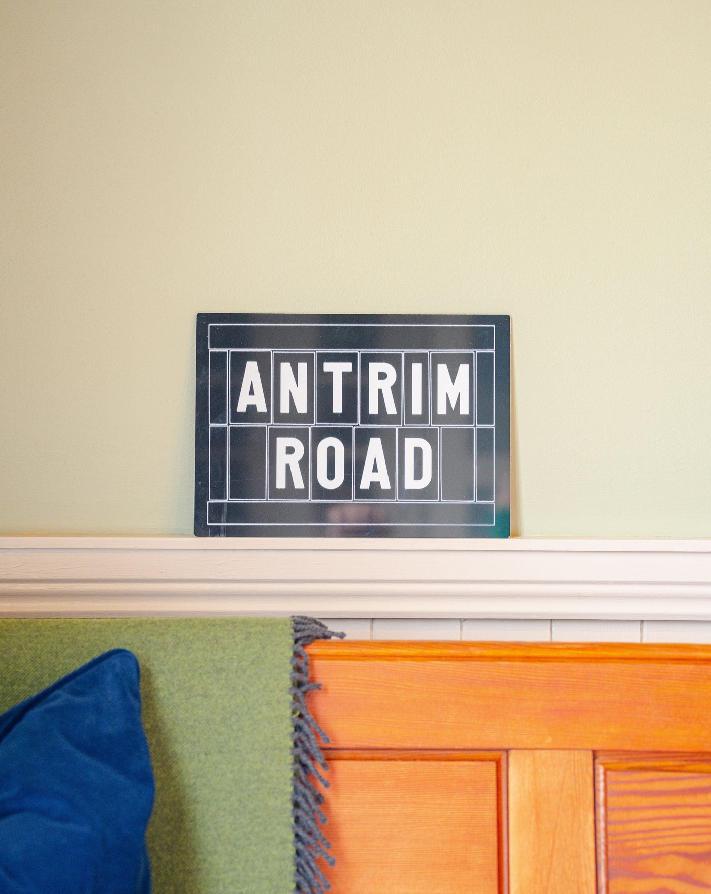 Antrim Road Street Sign