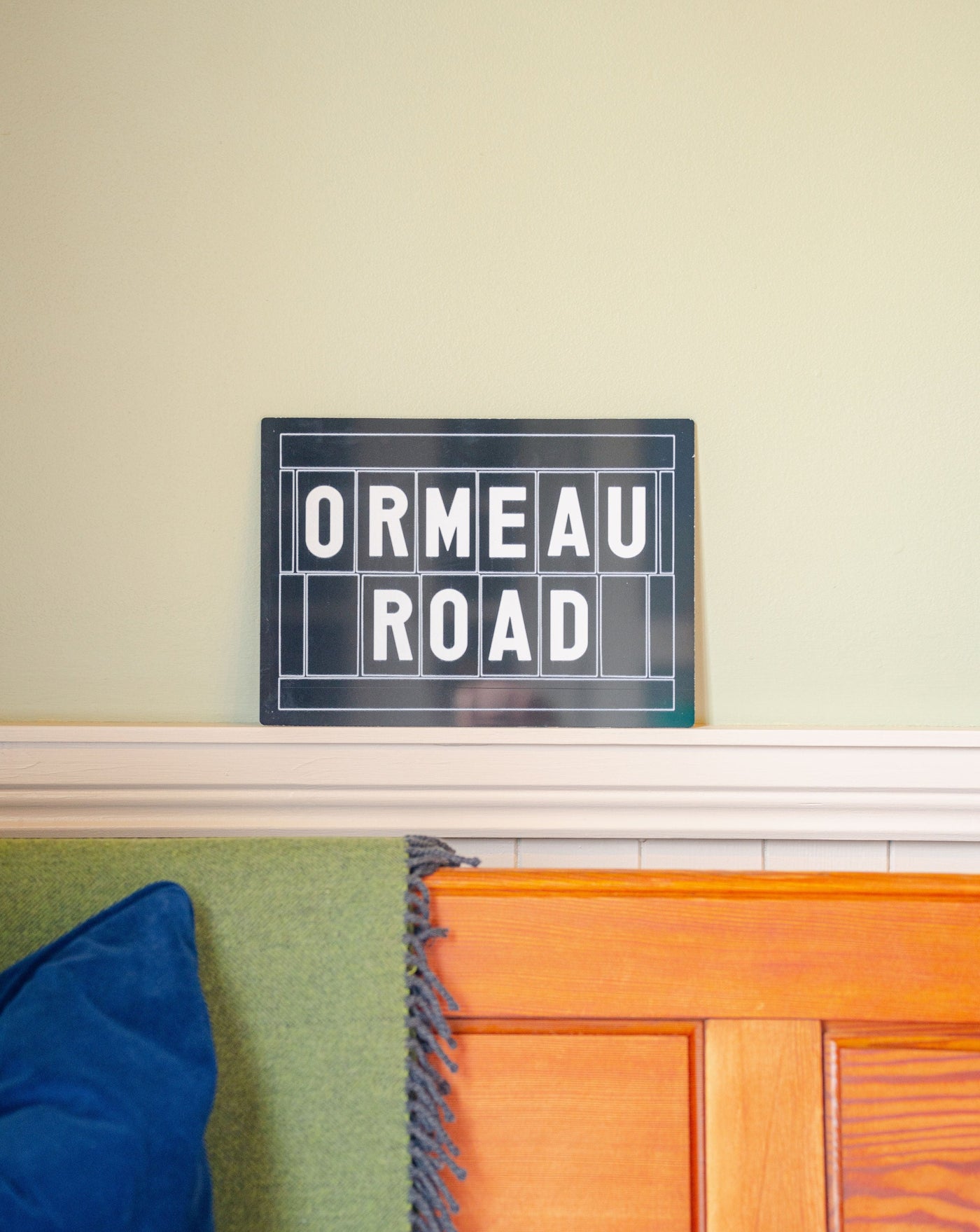Ormeau Road Street Sign