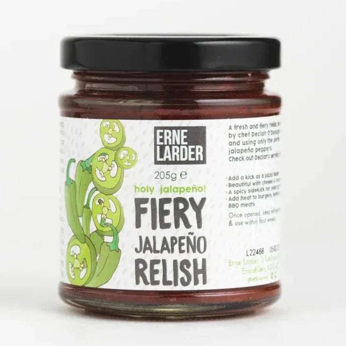 Northern Irish Fiery Jalapeno Relish Erne Larder Born & Bred