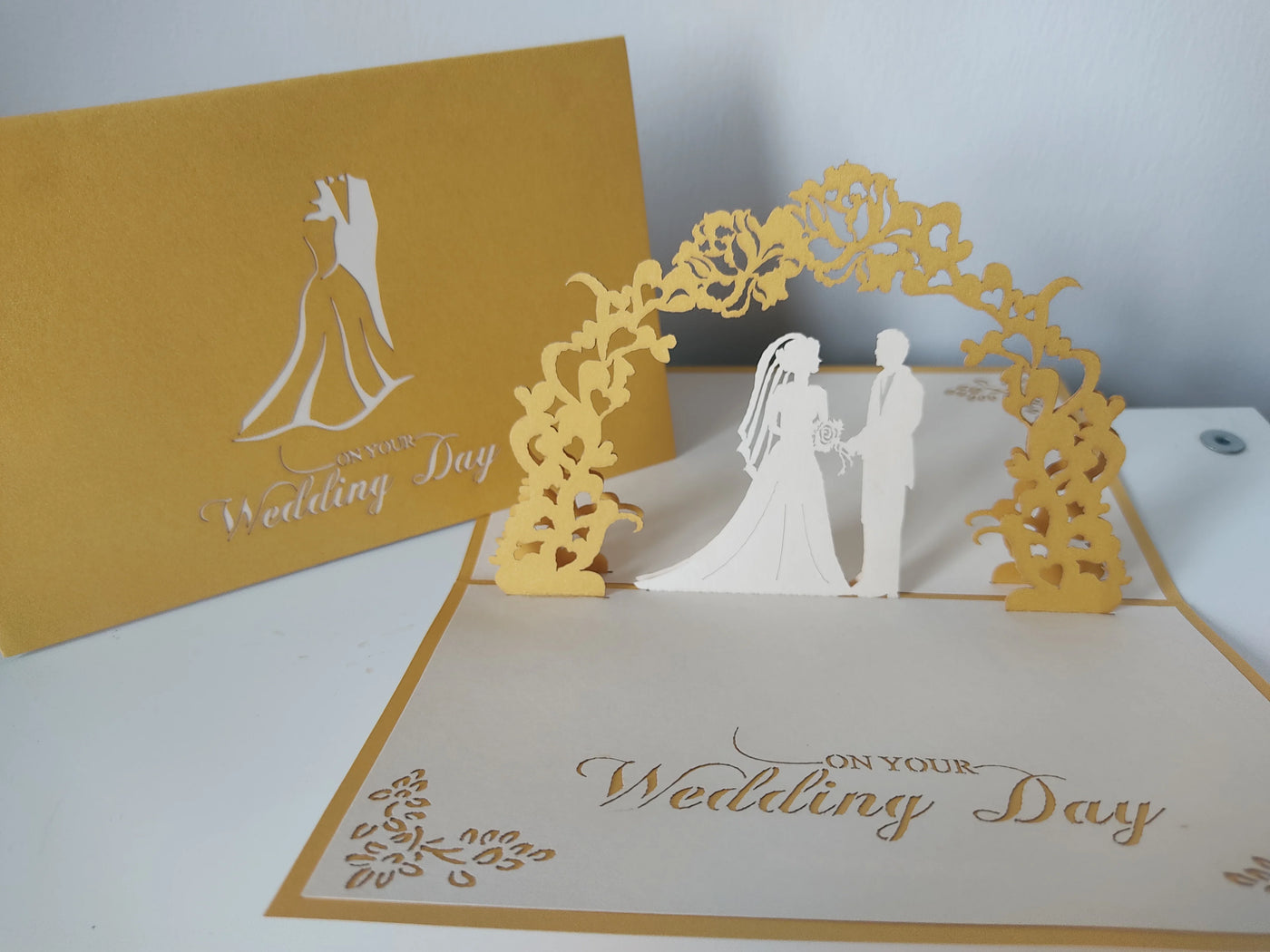 On Your Wedding Day Pop Up Card | Paper Bear