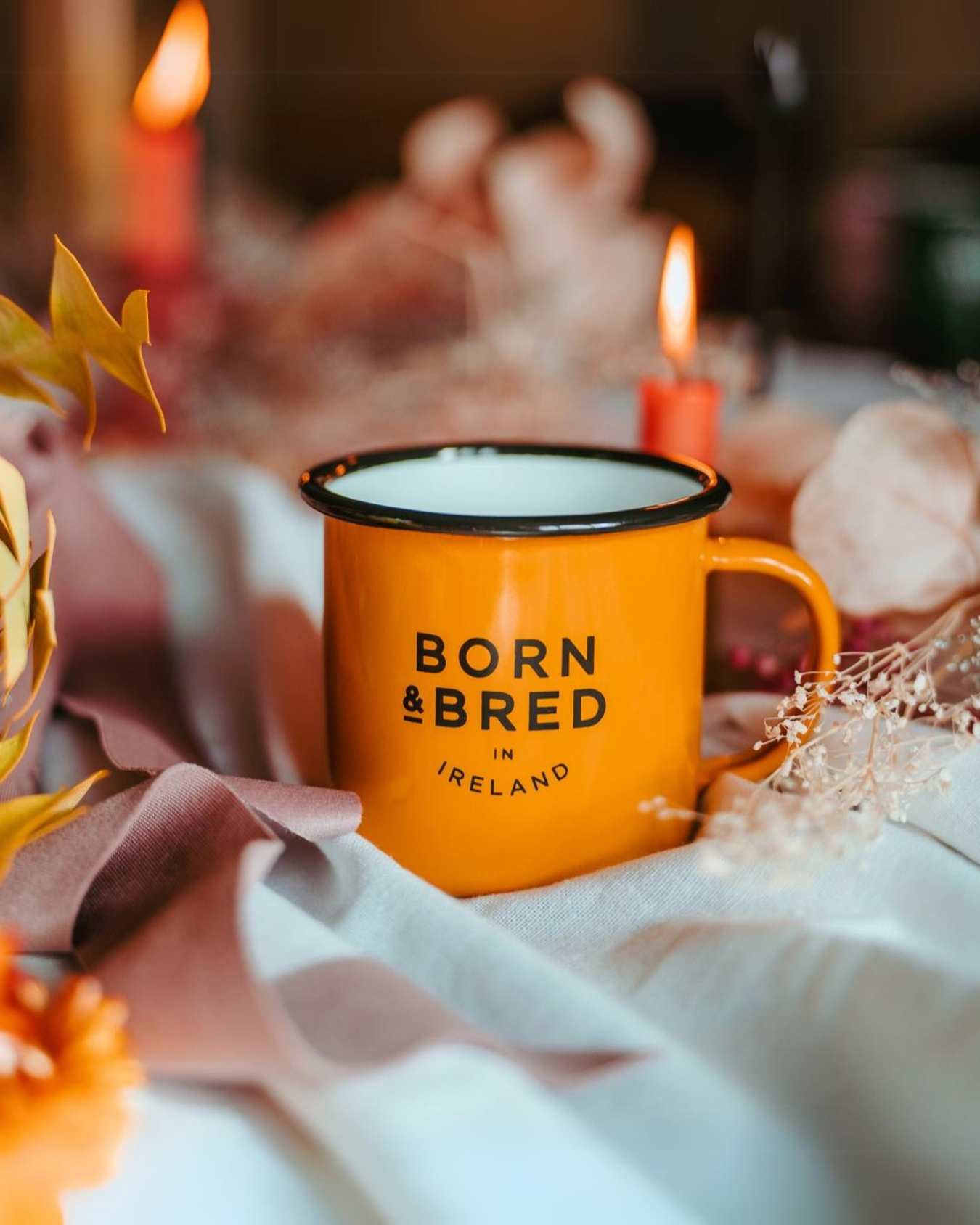 Born & Bred in Ireland Enamel Mug