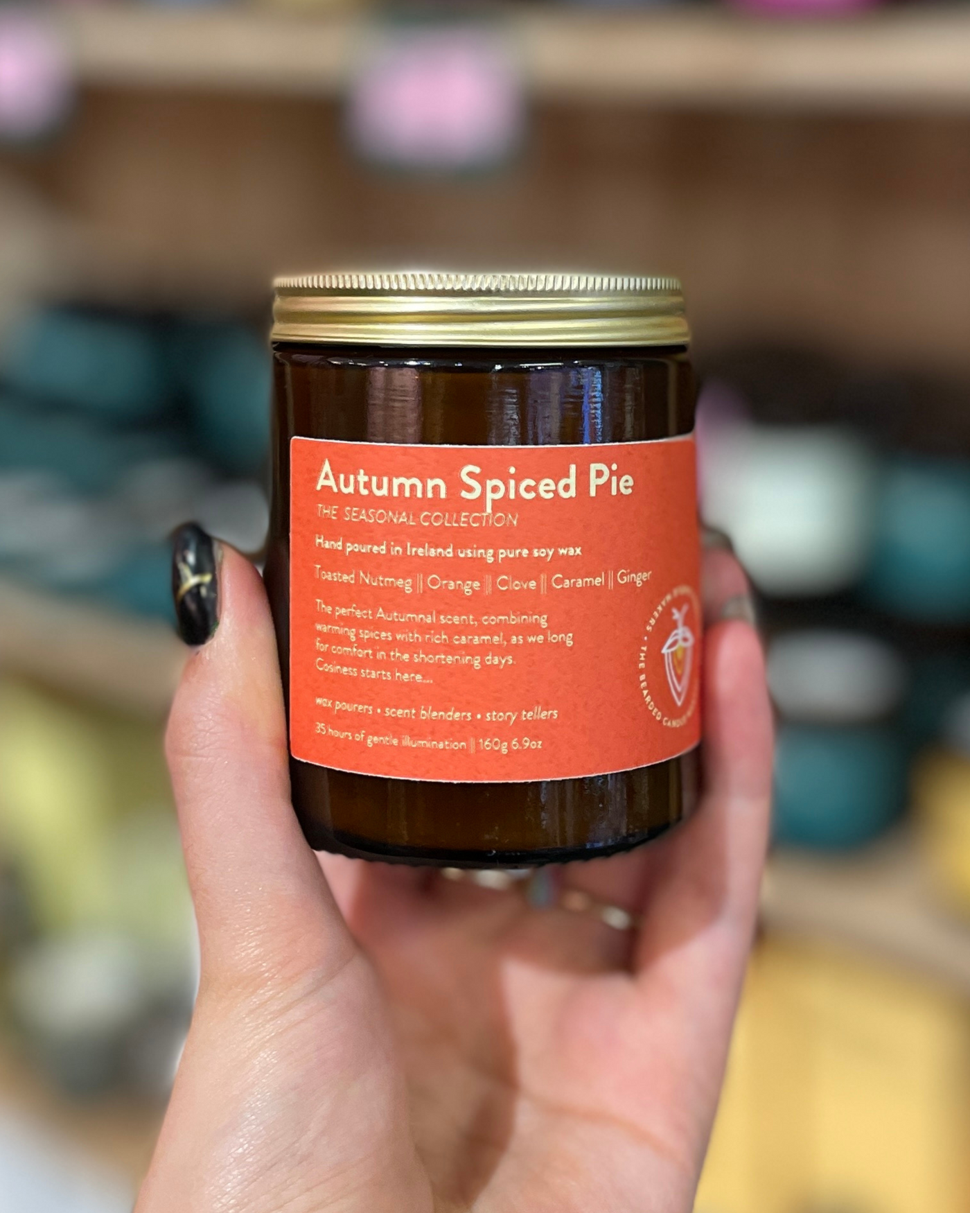 Autumn Spiced Pie Candle | The Bearded Candle Makers