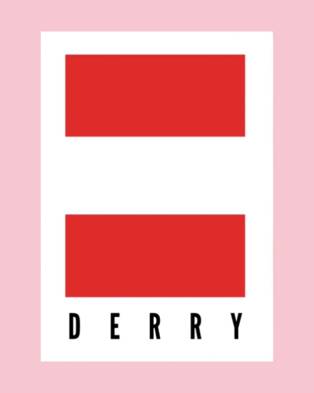 Doire Doire / Derry Print | Connect The Dots Design – Born & Bred