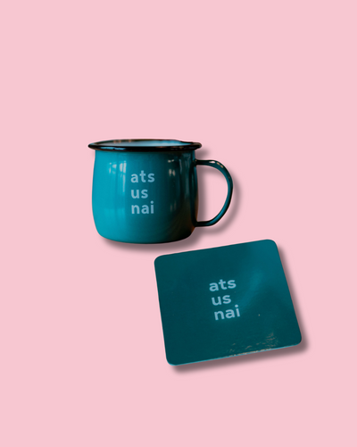 Ats Us Nai Green Mug & Coaster Set | Born & Bred