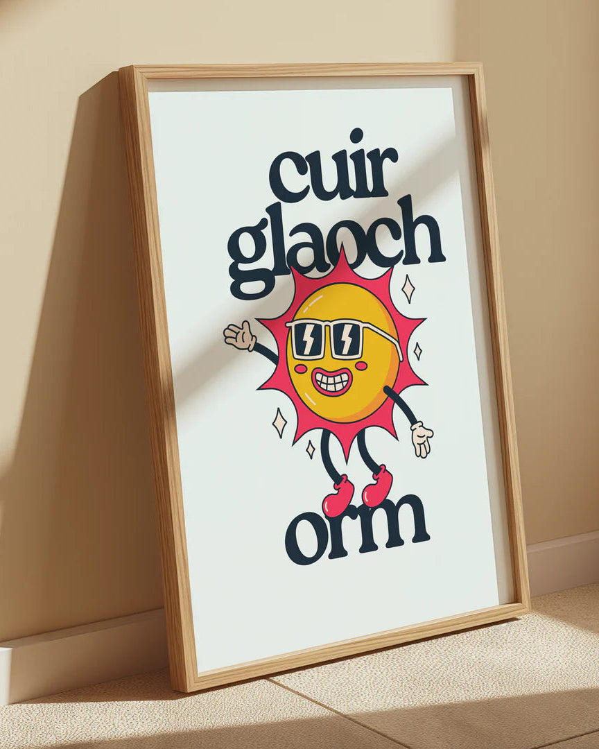 Cuir Glaoch Orm Print | As Gaeilge