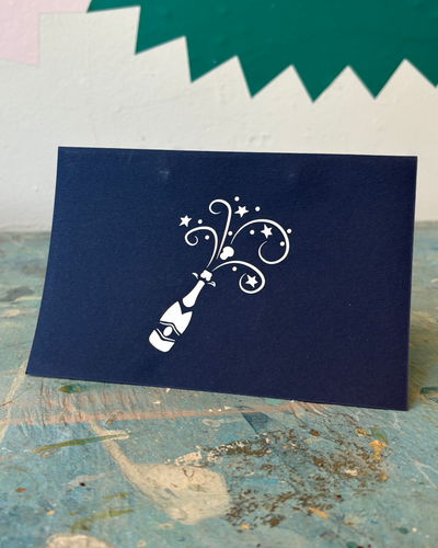 Champagne Glasses Pop Up Card | Paper Bear