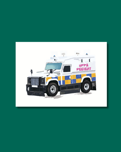 Uppa Peelers PSNI Print | Dearbhail Designs