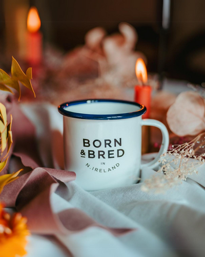 Born & Bred in Northern Ireland Enamel Mug