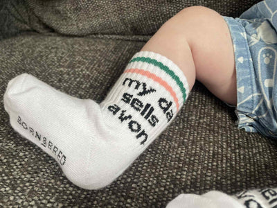 My Da Sells Avon Baby Socks | Born & Bred