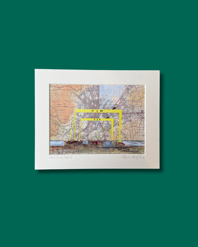 H & W Cranes Art Print | Rosie's Easel