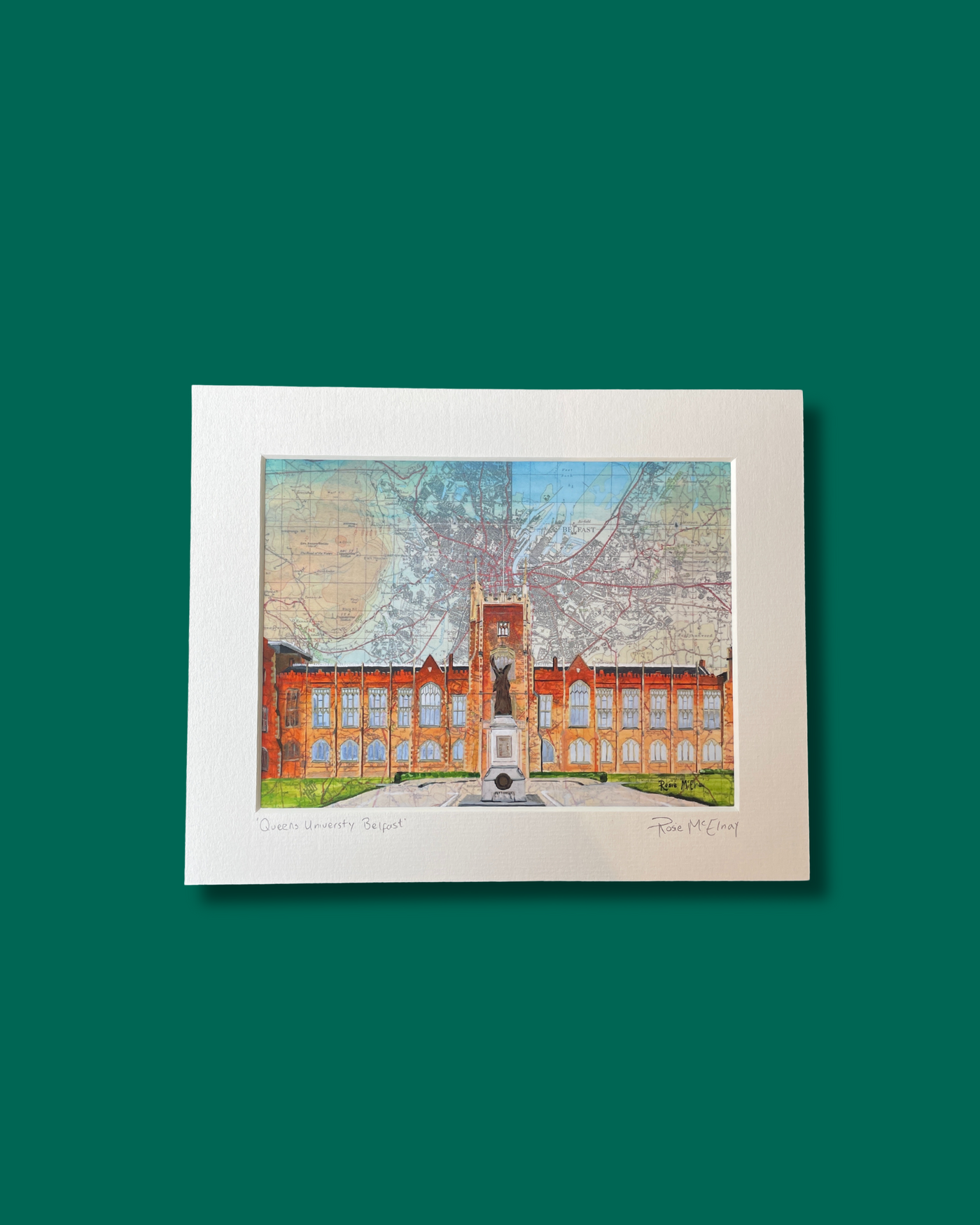 Queen's University, Belfast Art Print | Rosie's Easel