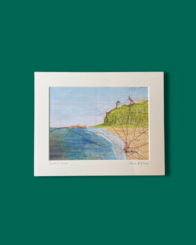 Downhill Strand Art Print | Rosie's Easel