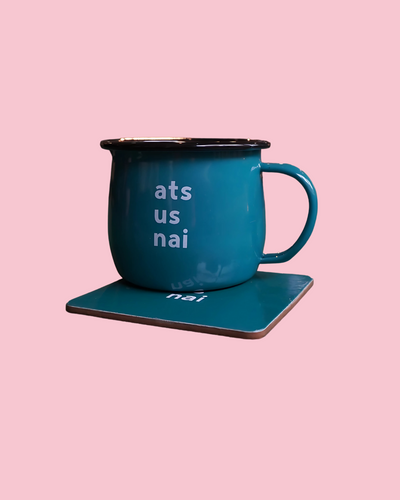 Ats Us Nai Green Mug & Coaster Set | Born & Bred