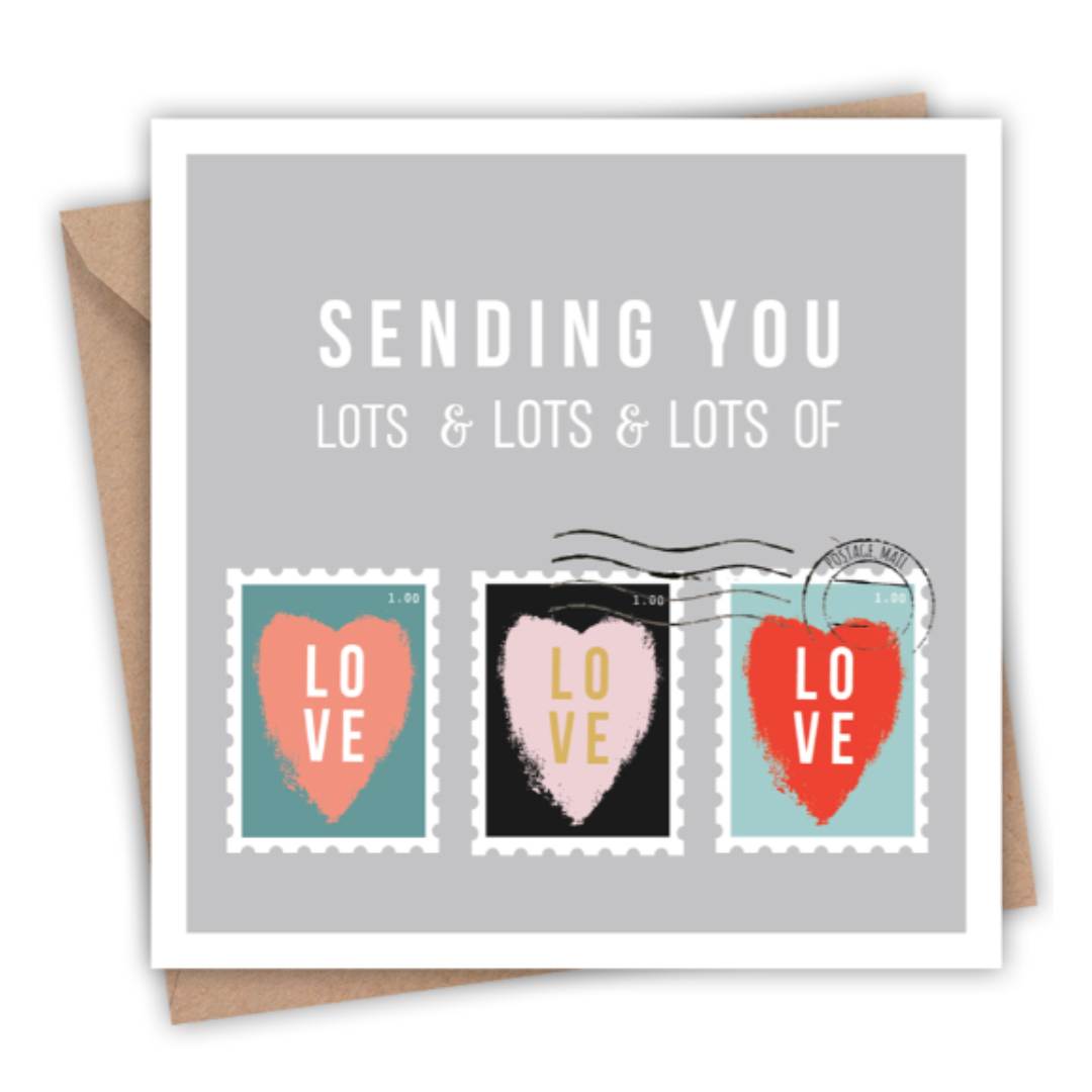 Sending You Lots of Love Card