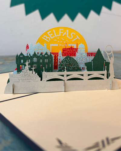 Belfast Pop Up Card | Paper Bear