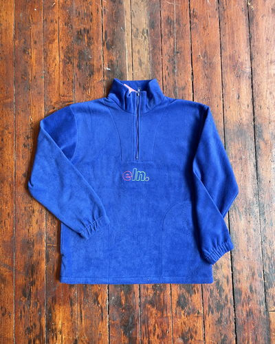 Blue Outline Half Zip | ELN