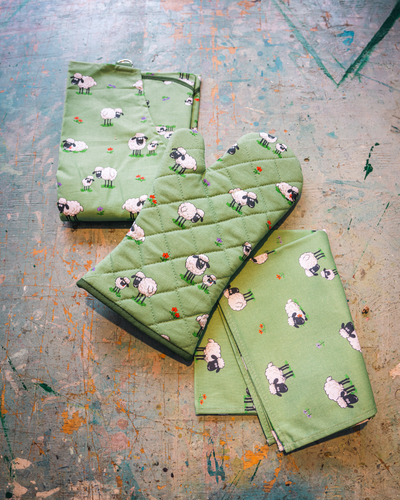 Fluffy Flock Sheep Kitchen Set | Samuel Lamont