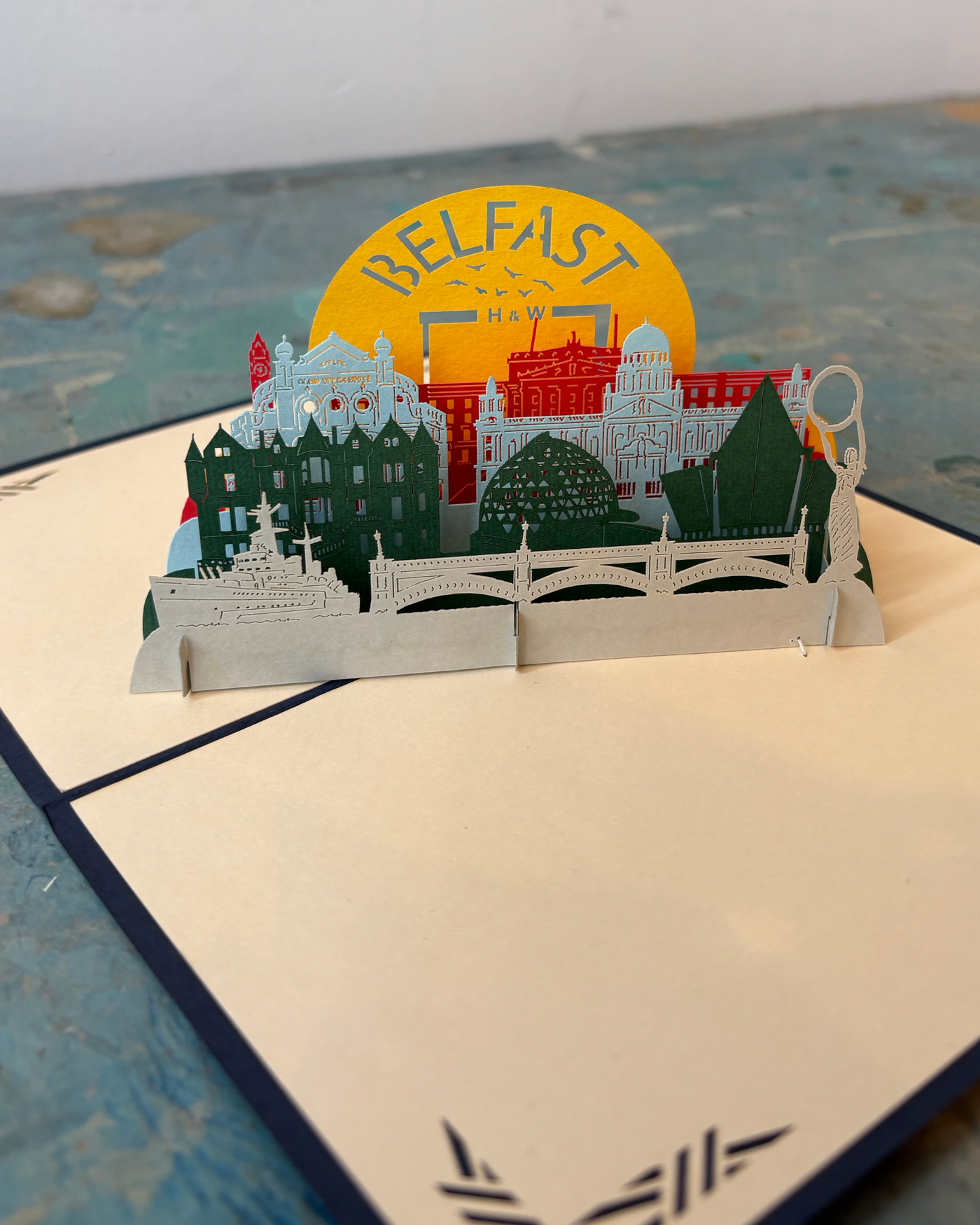 Belfast Pop Up Card | Paper Bear