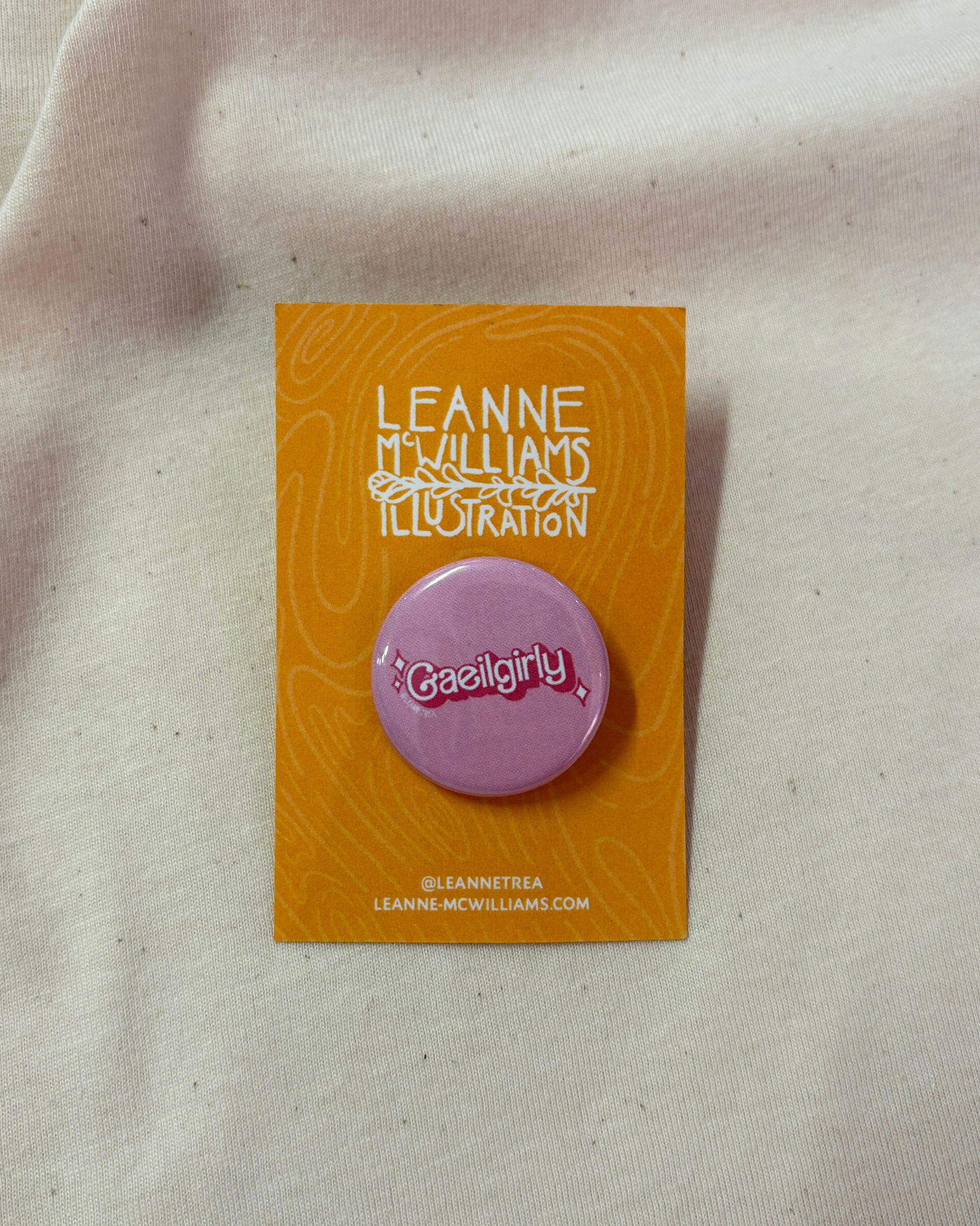 Button Badge | Leanne McWilliams Illustration
