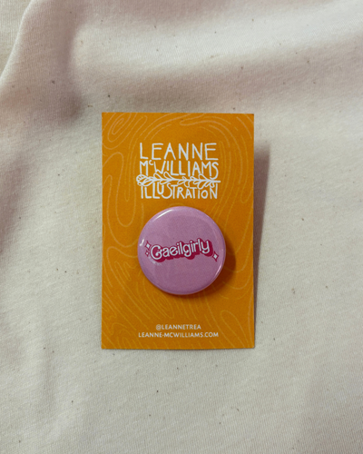 Button Badge | Leanne McWilliams Illustration