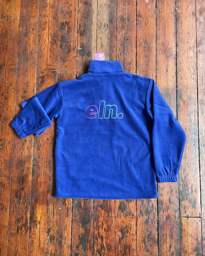 Blue Outline Half Zip | ELN