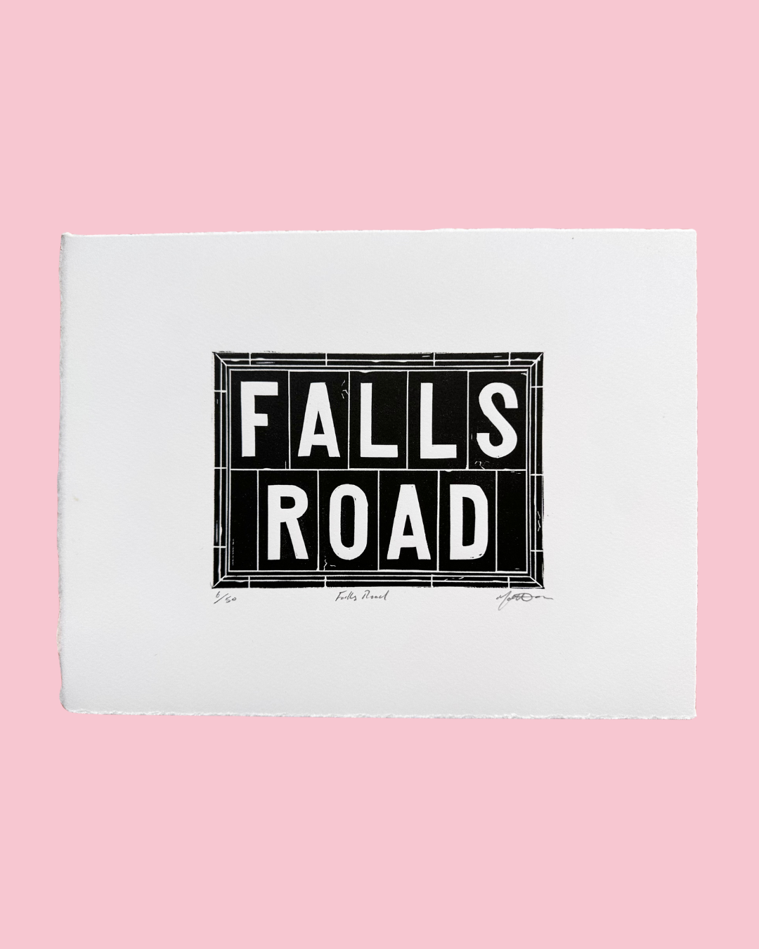 Falls Road Print | Nine Glens Art