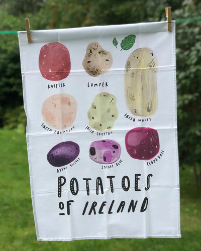 Potatoes of Ireland Geschirrtuch