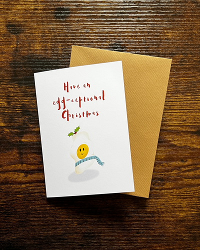 Have An Egg-Ceptional Christmas Card | Dearbhail Designs