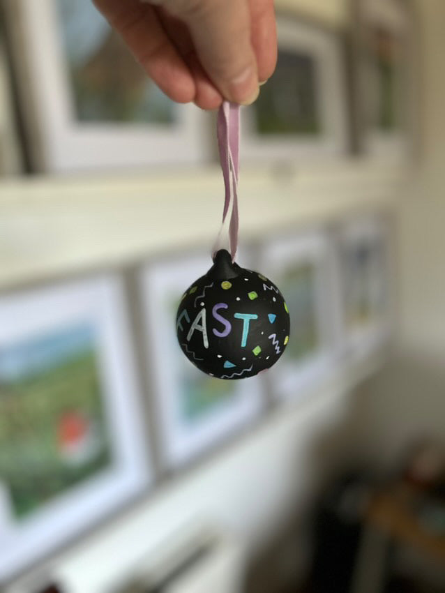 Colourful Belfast Bauble | Sandra Shaw Art