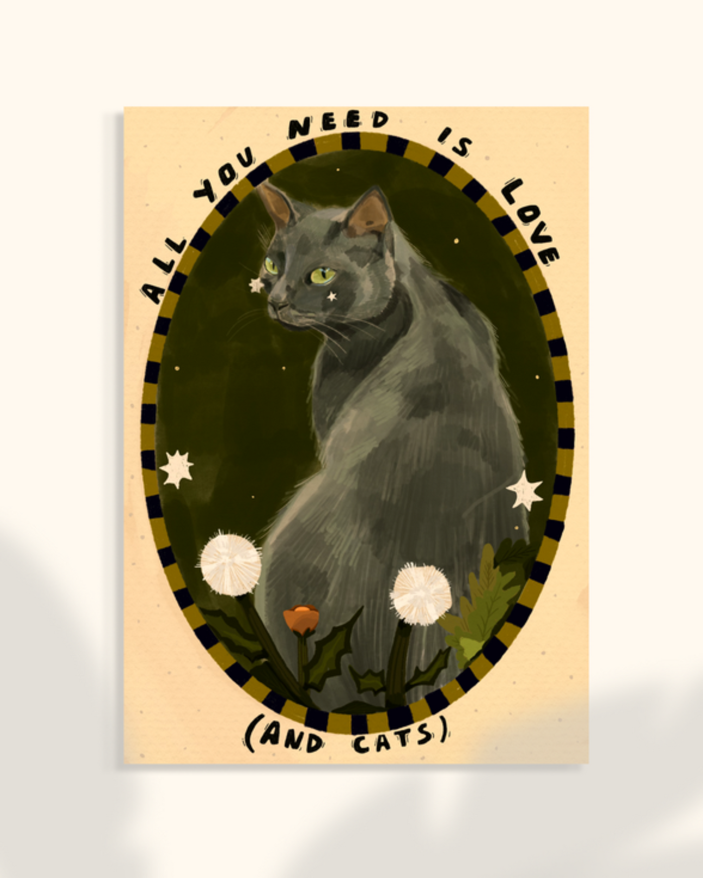 All You Need is Love and Cats Print | Nichola Irvine