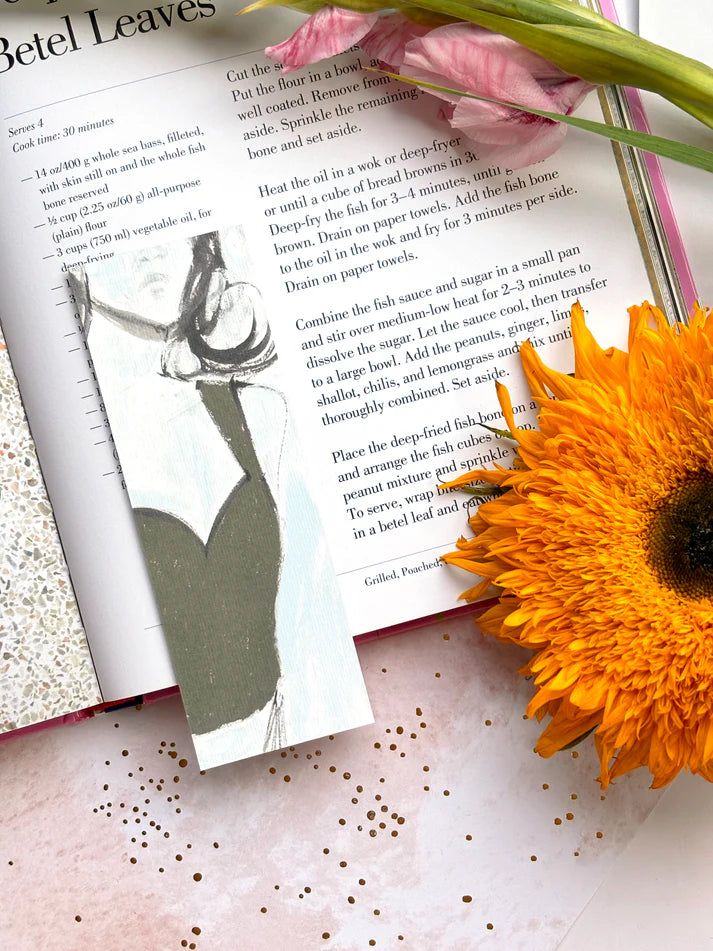 Bright Fashion Illustrated Double Sided Bookmark | Majukooo