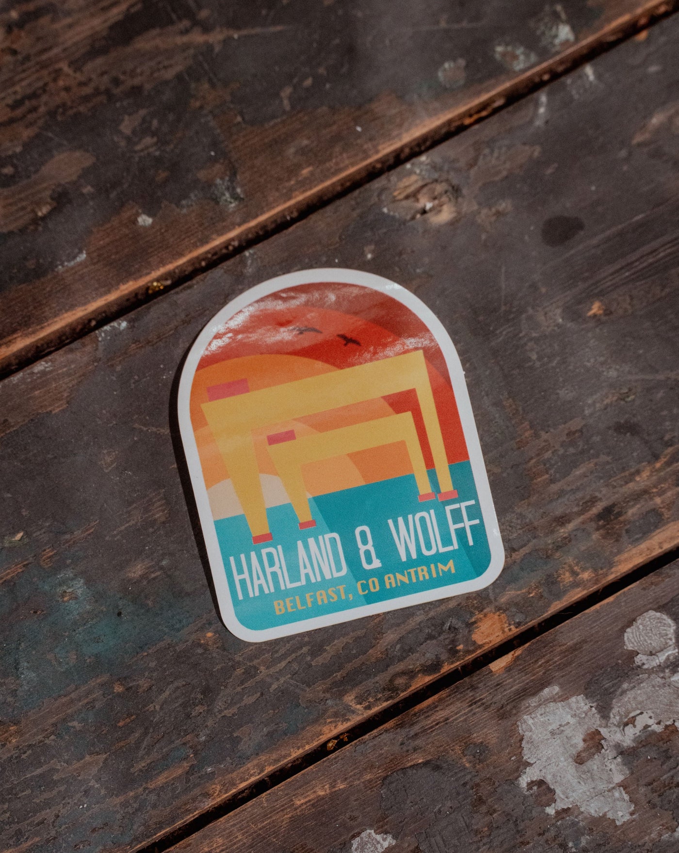 Harland & Wolff Sticker | Sasha Ferg Art