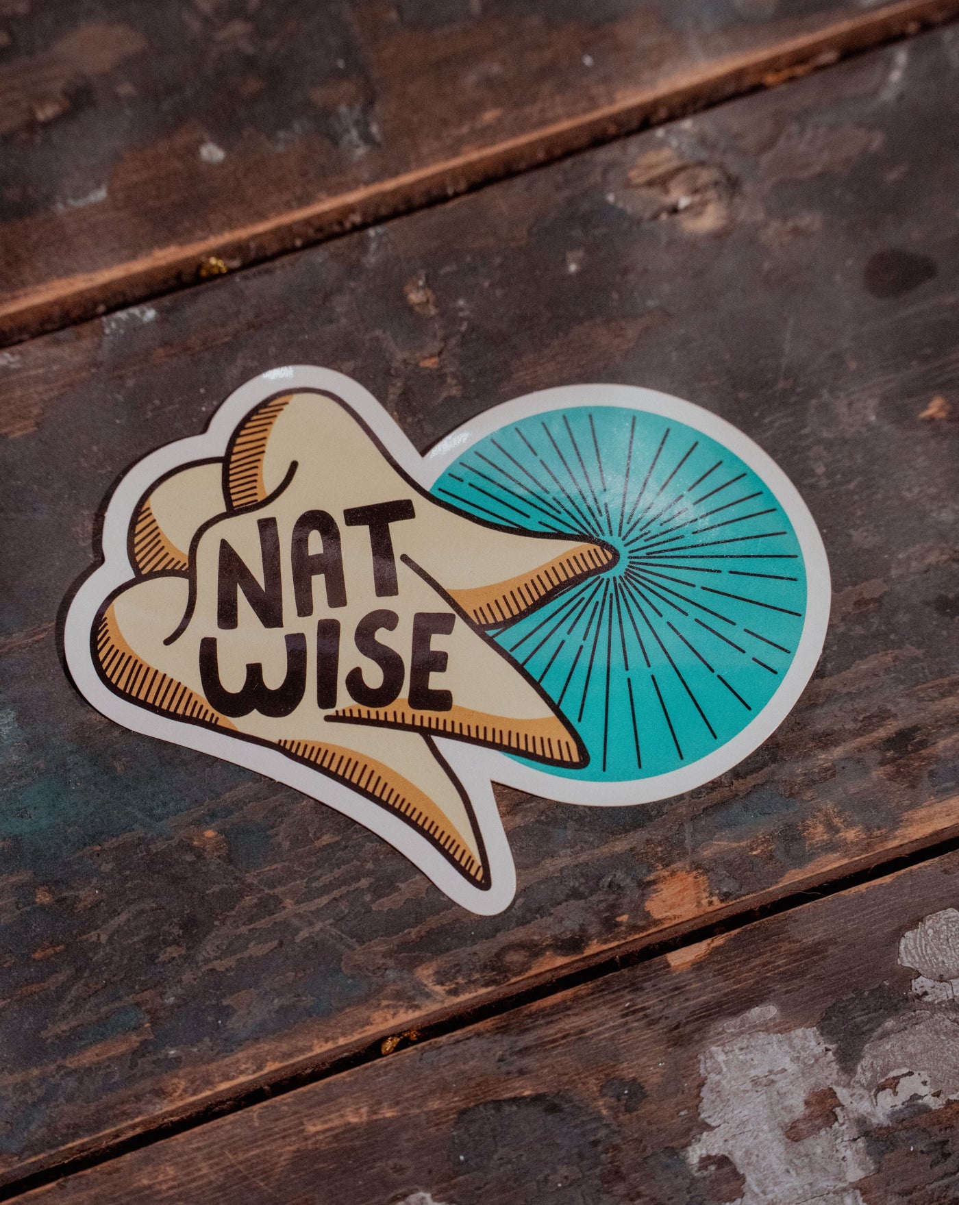 Nat Wise Sticker | Sasha Ferg Art