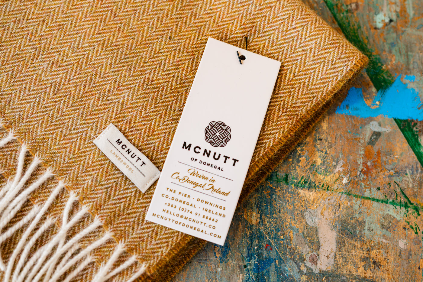 Mead Lambswool Scarf | McNutt Of Donegal
