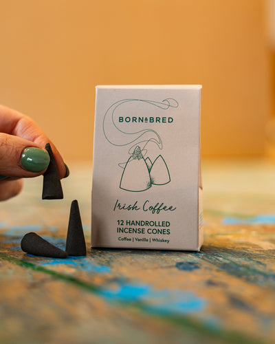 Caja de cerillas de incienso de café irlandés Wee