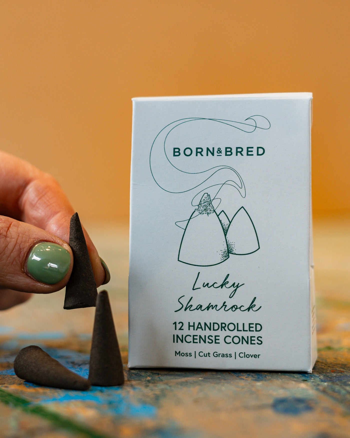 Lucky Wee Shamrock Räucherstäbchen-Streichholzschachtel