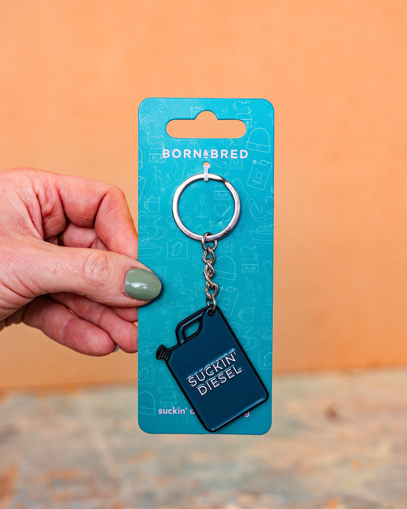Suckin' Diesel Keyring | Born and Bred