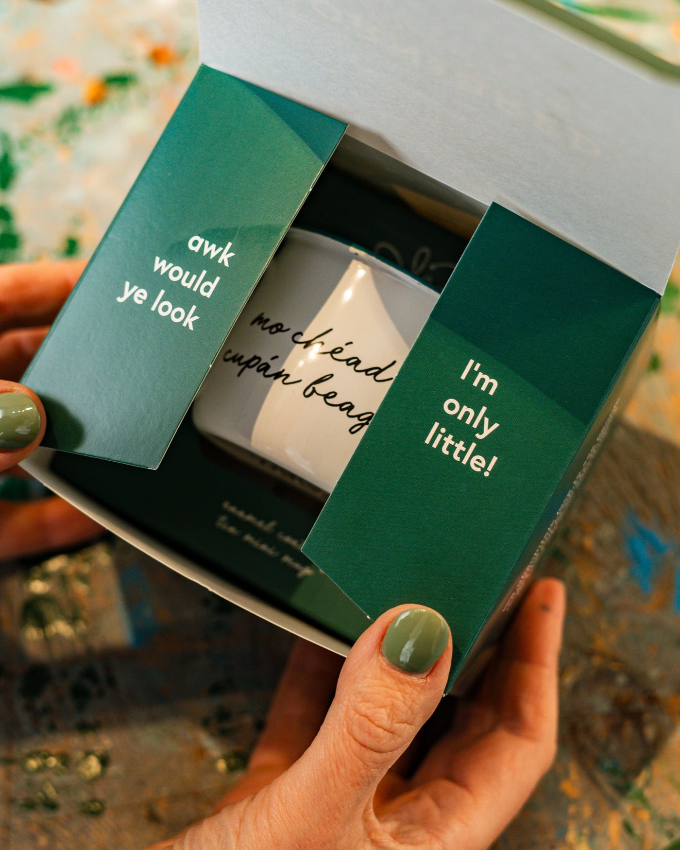 Mo Chéad Cupán Beag Mug Enamel Mini Mug | Born & Bred