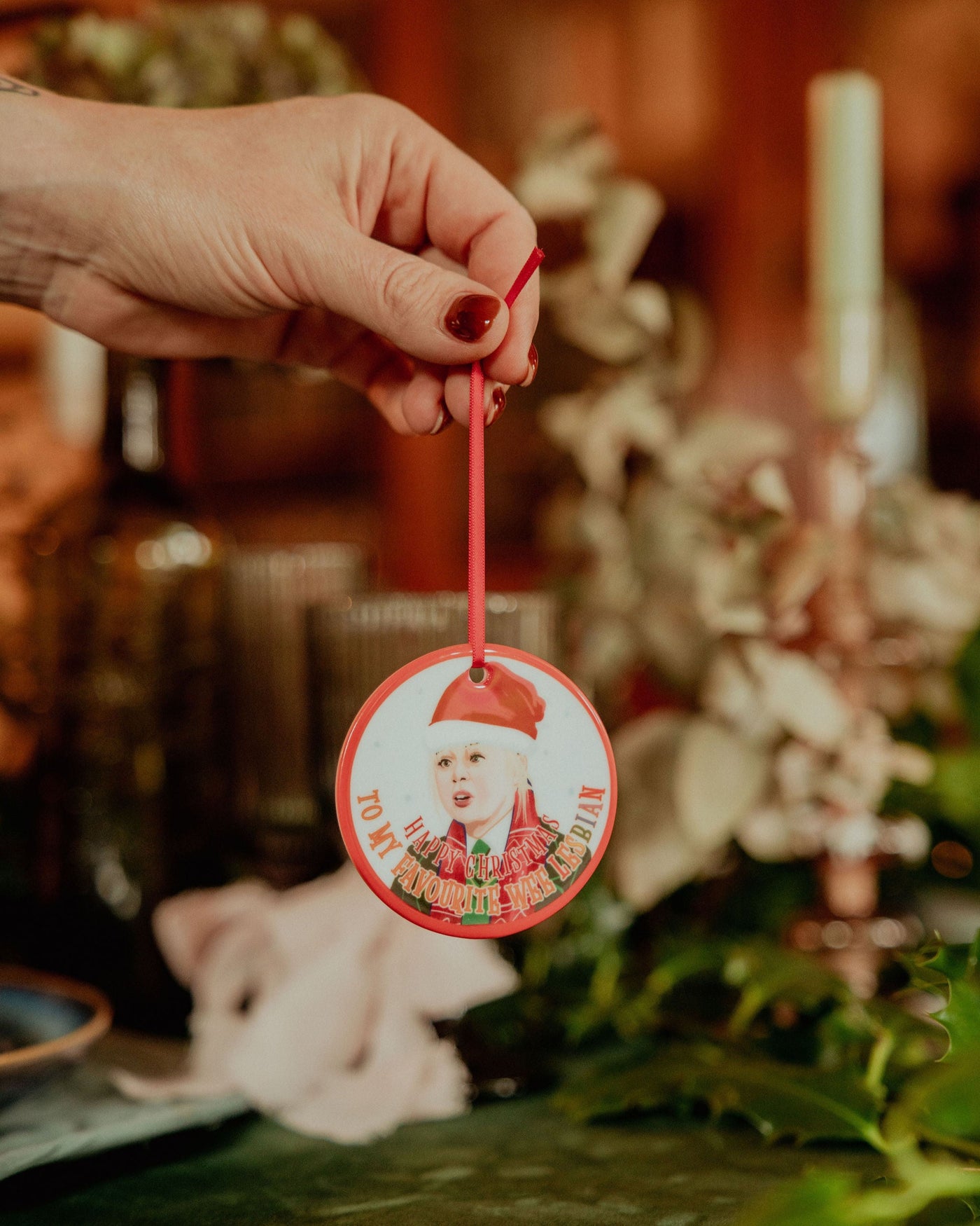 Claire Wee Lesbian Christmas Decoration | Derry Nice Things