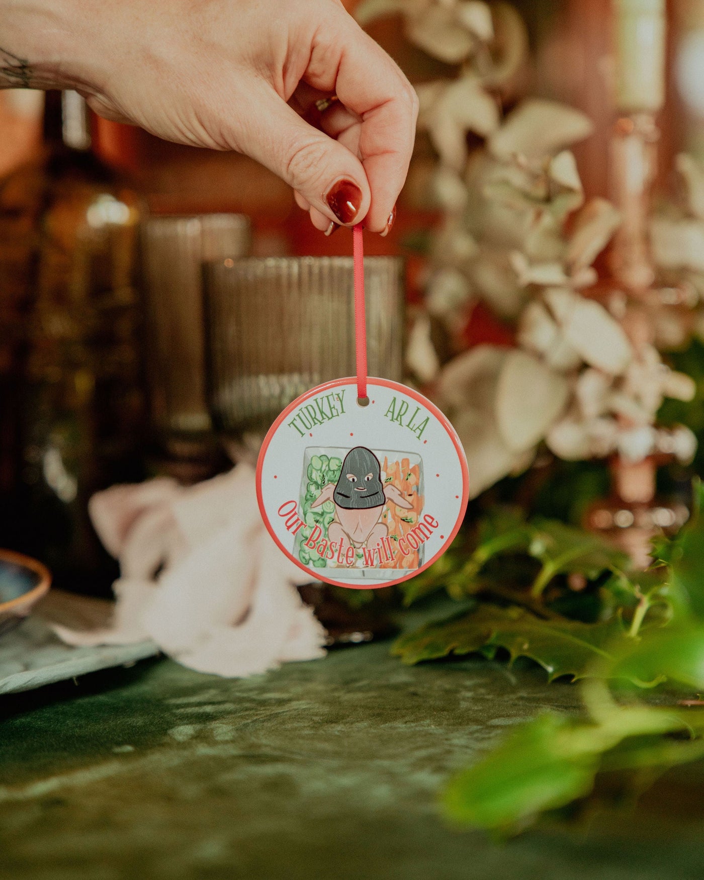 Turkey Ar La Christmas Decoration | Derry Nice Things