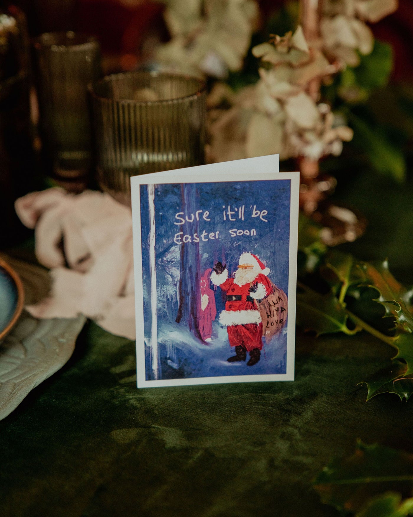 Bald ist Ostern | Weihnachtskarte