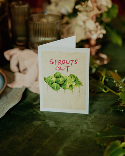 Sprossen heraus | Weihnachtskarte