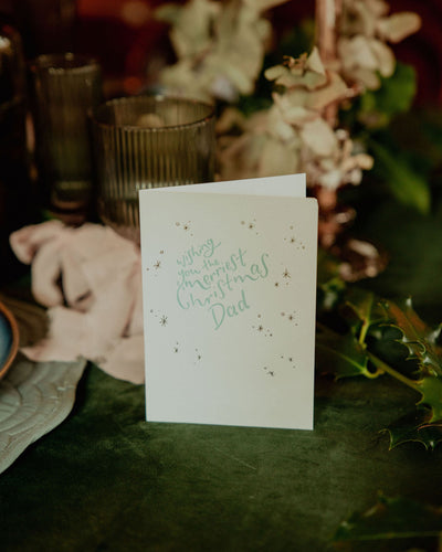 Wishing You The Merriest Christmas Dad Christmas Card | Hunter Paper