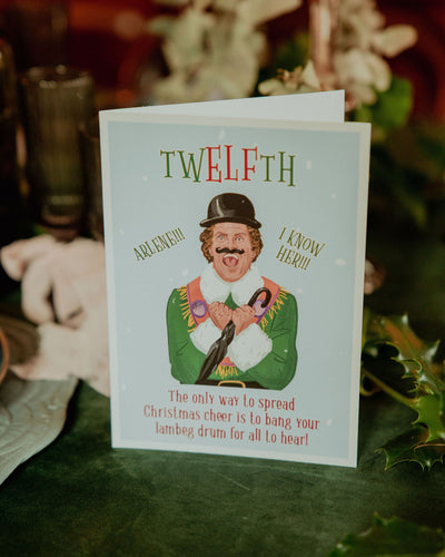 Tarjeta de Navidad TW 'ELF' TH