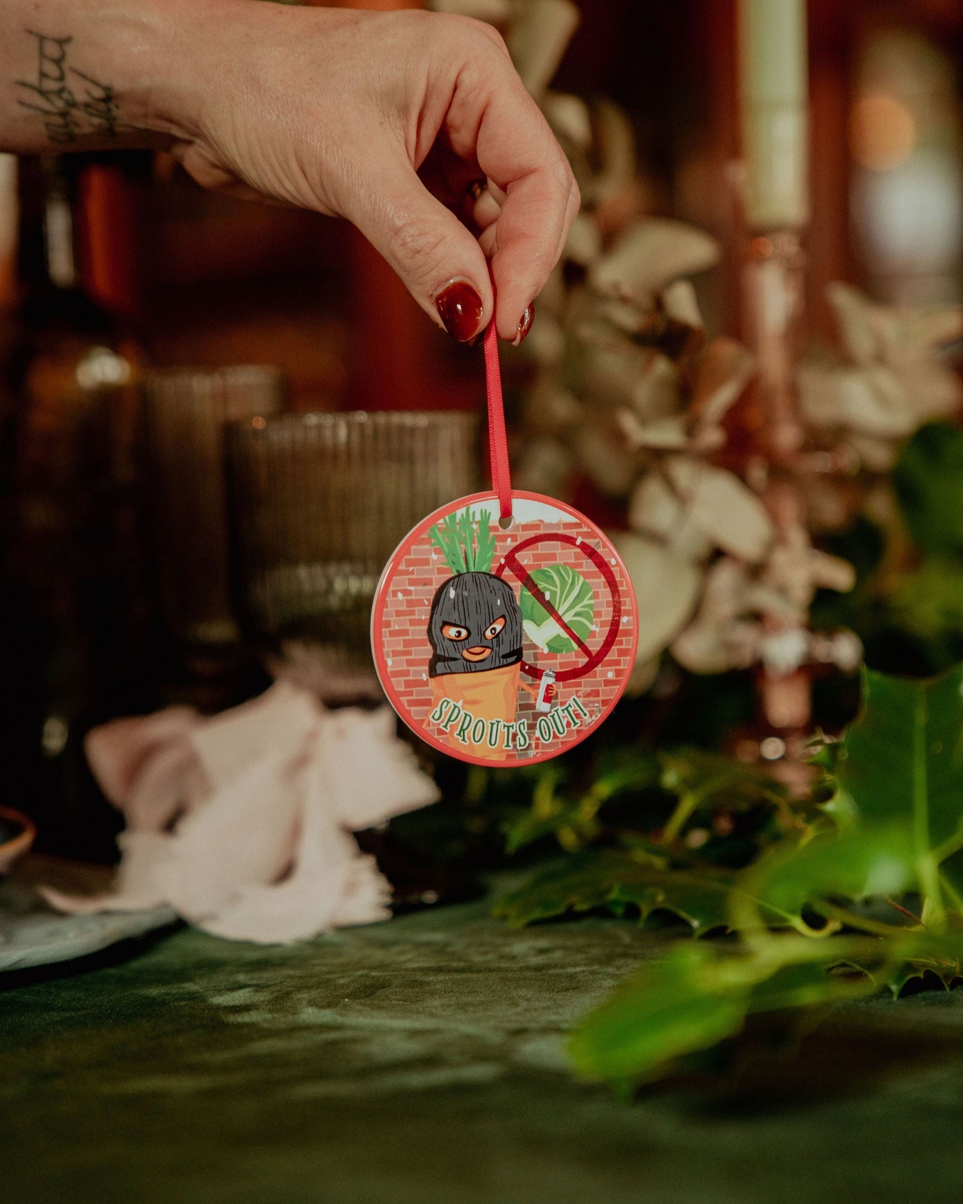 Sprouts Out Christmas Decoration | Derry Nice Things