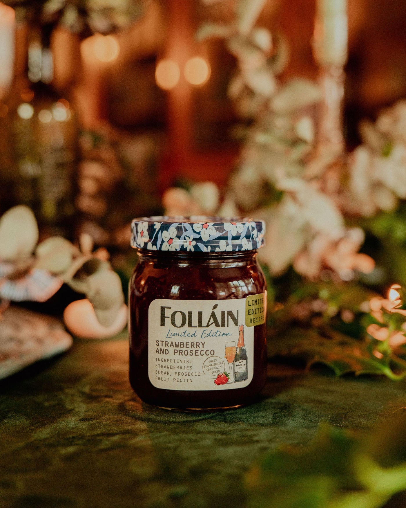 Strawberry & Prosecco Jam | Folláin