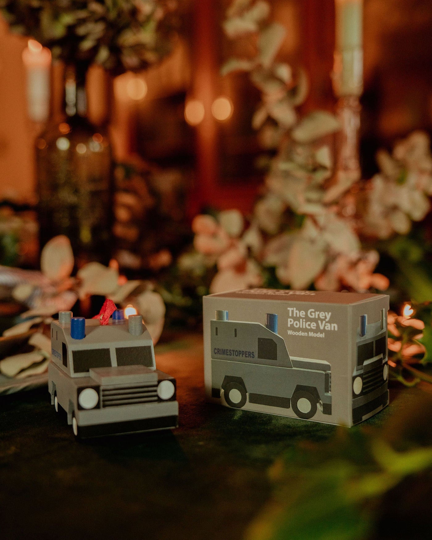 The Wee Grey Police Van Decoration | Cowfield Design