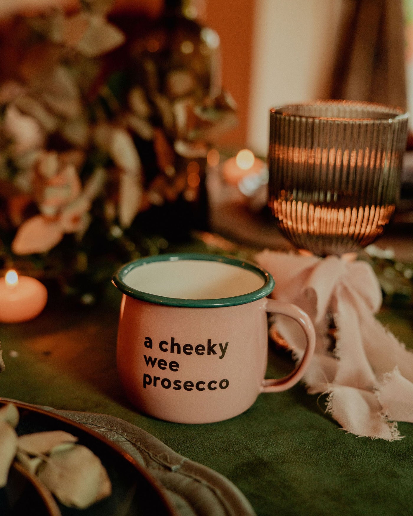 Una pequeña taza de Prosecco descarado