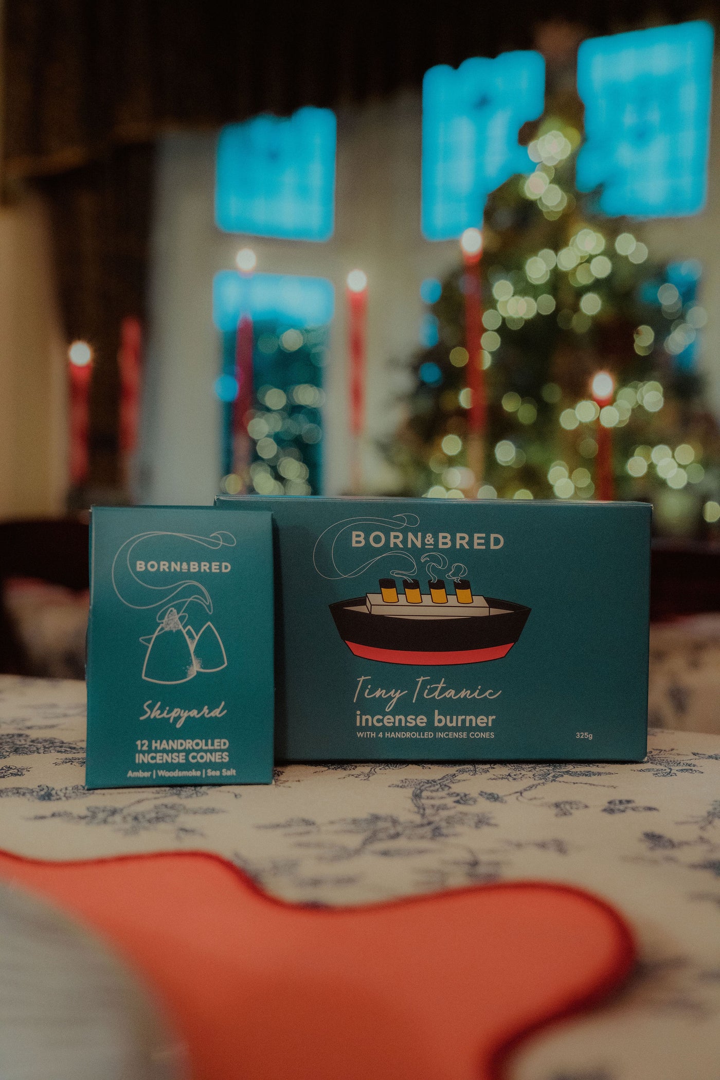 Tiny Titanic Incense Burner & Shipyard Cones Set | Born & Bred